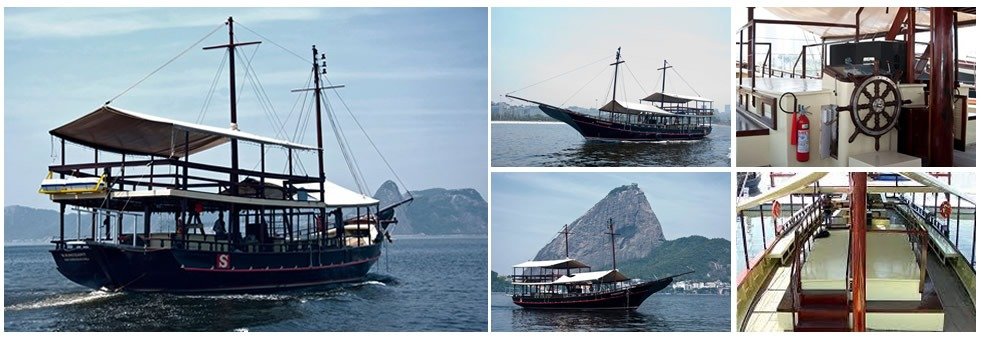 Barco 01 — Escuna 2 Andares